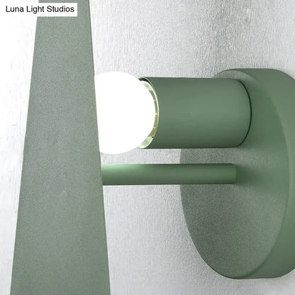 Tree Wall Mount Light - Nordic Macaron Style - Green/Grey/White - Bedroom Lighting