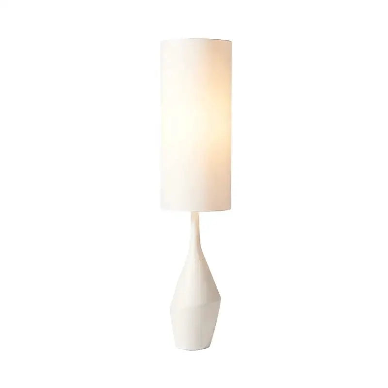 Cream LED Floor Lamp Nordic Minimalist Shade