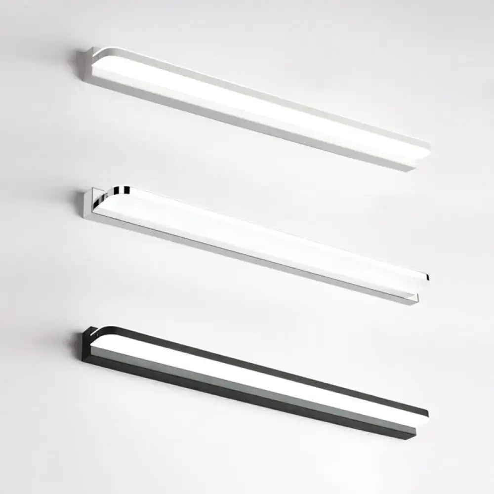 White Stainless LED Wall Light set of 3 wall lamps in white and black finishes Decorbites on Tampa Home & Garden Store