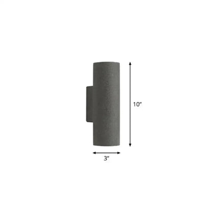 Minimalist White Terrazzo Stair Wall Sconce