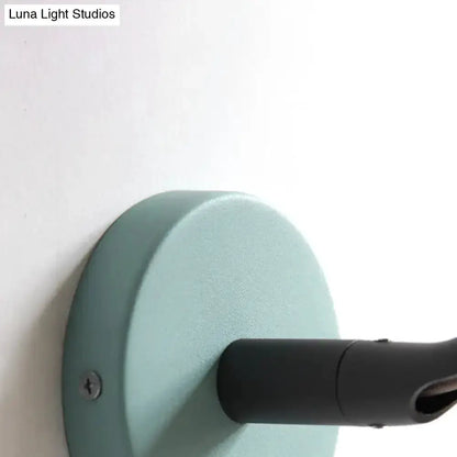 Minimalist Wood Wall Light With Shelf for Bath