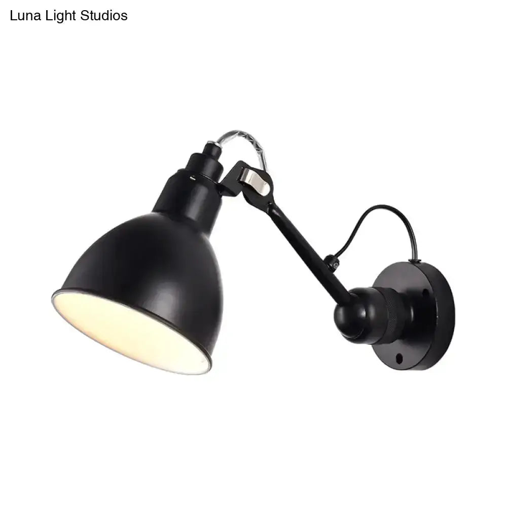 Decorbites minimalist black wall-mounted lamp with adjustable arm for living room on Tampa Home & Garden Store