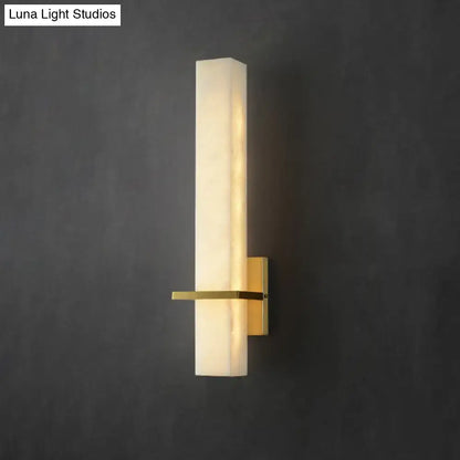 Marble Amber Glass Sconce with brass wall mount Decorbites on Tampa Home & Garden Store