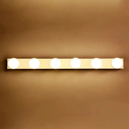 Decorbites white 4-light vanity fixture with open bulbs for bathroom on Tampa Home & Garden Store