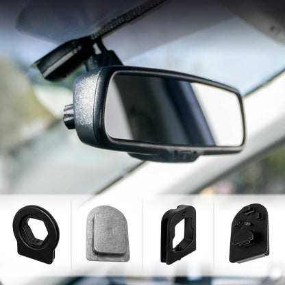 Rear view mirror with four metal bracket adapters and mounting base by Master Tailgaters on Tampa Home & Garden Store