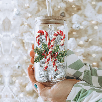 Candy Cane Holly 17oz