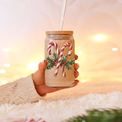 Candy Cane Holly 17oz
