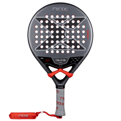 NOX ML10 Ventus Control 3K 2026 padel racket gray frame with red grip by Racket Central on Tampa Home & Garden Store