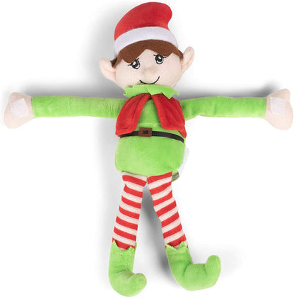 Elfo navideño con simpáticas pegatinas traviesas