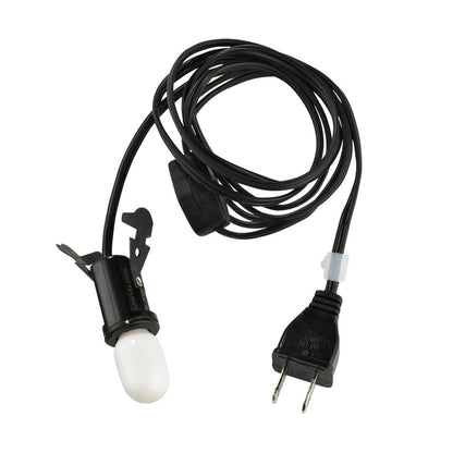 Cordon d'alimentation simple pour lampe de village - Noir