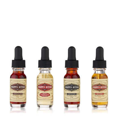 Scrappy's Bitters Mini Set and Four Flavors