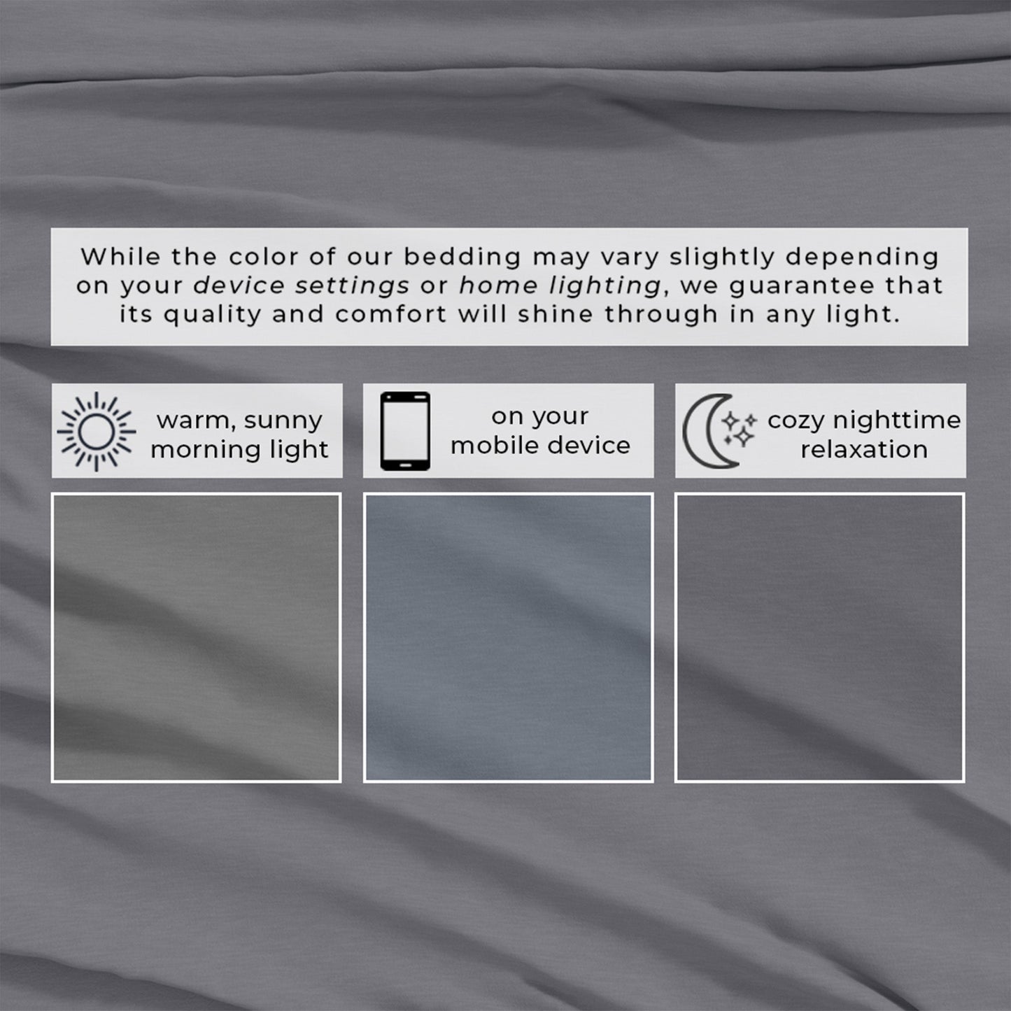 Heathered Jersey and Cotton Blend Bed Sheets