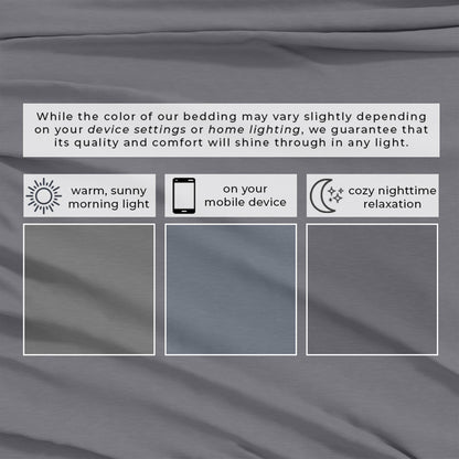 Heathered Jersey and Cotton Blend Bed Sheets
