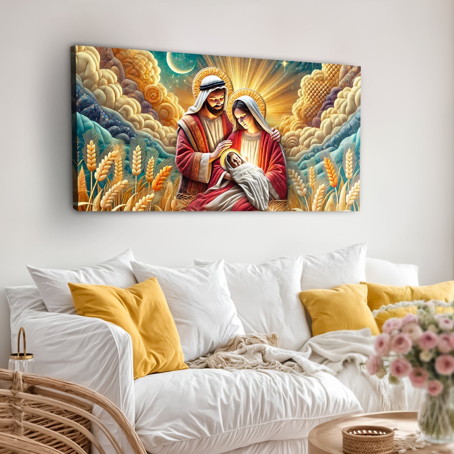 3D Faith Wall Art III canvas Tailored Canvases nativity golden tones Crafting Canvas on Tampa Home & Garden Store