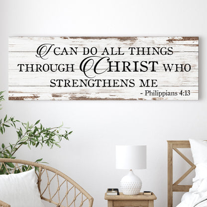 Canvas faith sign III Tailored Canvases on rustic wood on Tampa Home & Garden Store