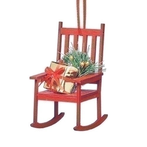 Wooden Rocking Chair Ornament - Tampa Home & Garden Store