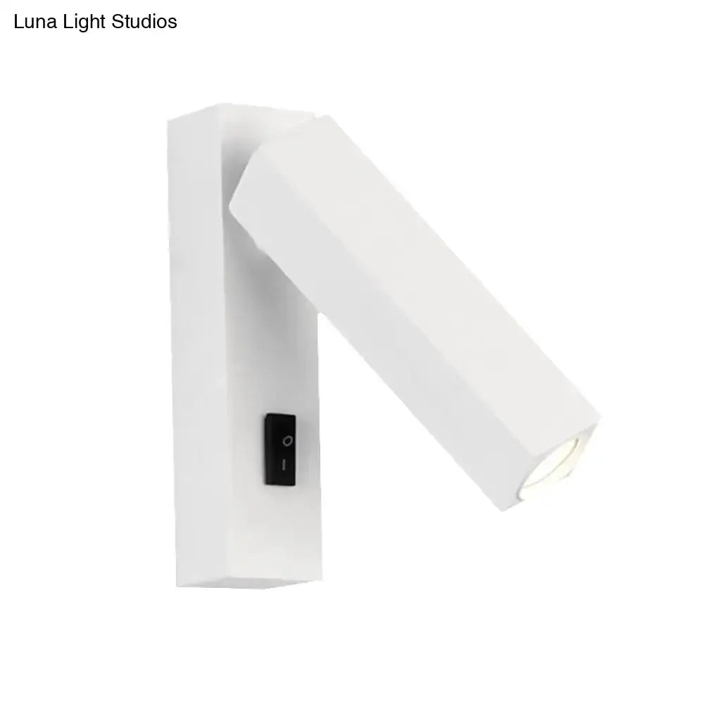 Adjustable Silver White LED Reading Lamp Sconce