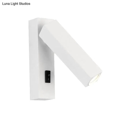 Adjustable Silver White LED Reading Lamp Sconce