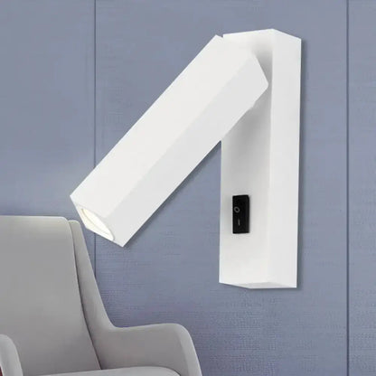 Adjustable Silver White LED Reading Lamp Sconce