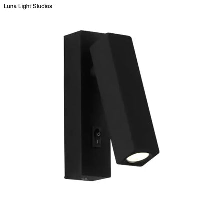 Adjustable Silver White LED Reading Lamp Sconce