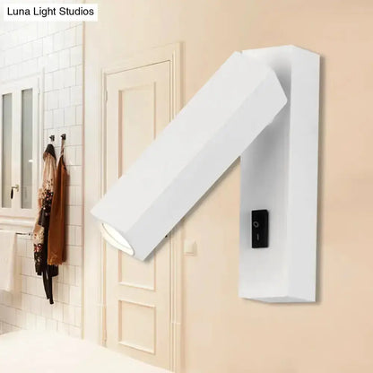 Adjustable Silver White LED Reading Lamp Sconce