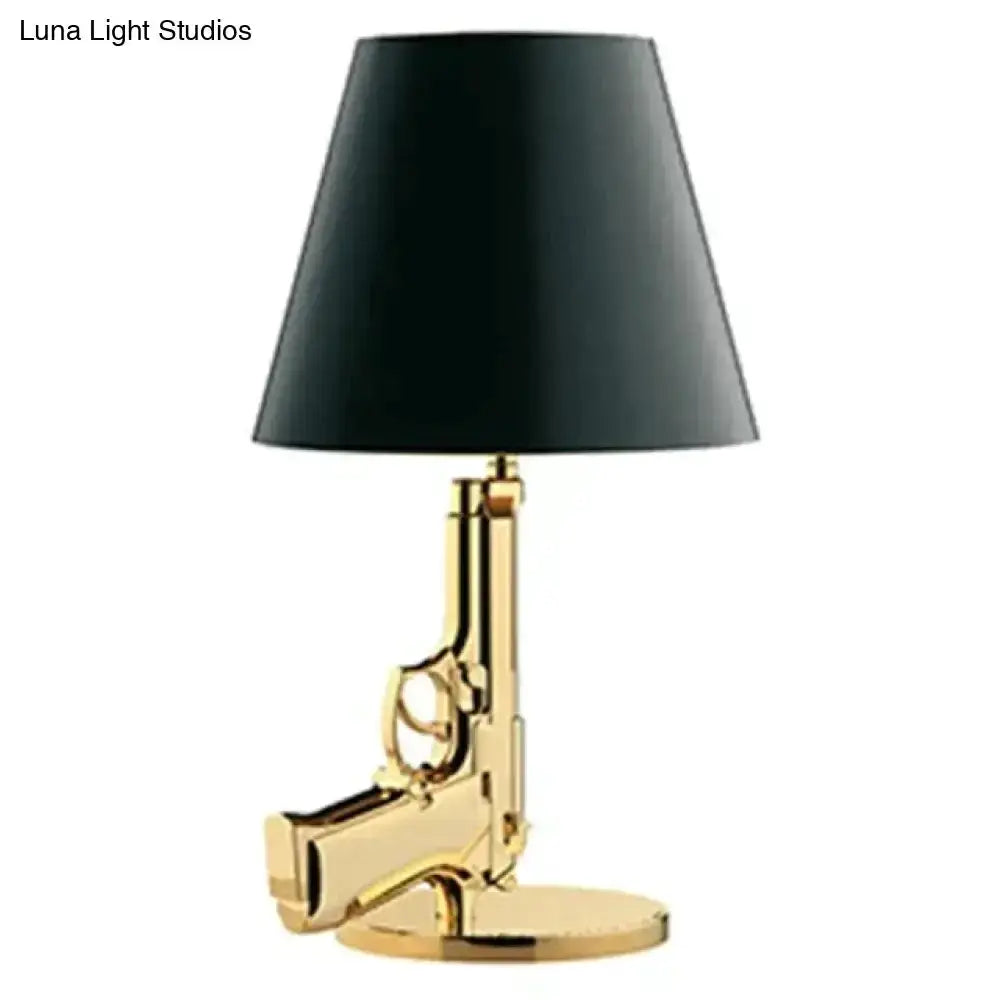 Nordic Ak47 Gun Floor Lamp Gold and Black Bedroom