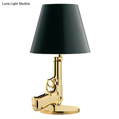 Nordic Ak47 Gun Floor Lamp Gold and Black Bedroom
