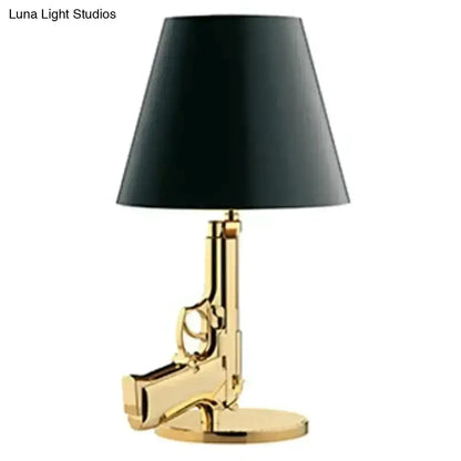 Nordic Ak47 Gun Floor Lamp Gold and Black Bedroom