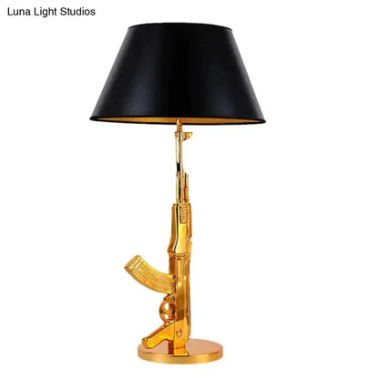 Nordic Ak47 Gun Floor Lamp Gold and Black Bedroom