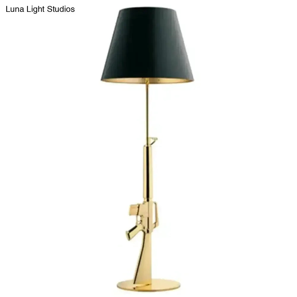 Nordic Ak47 Gun Floor Lamp Gold and Black Bedroom