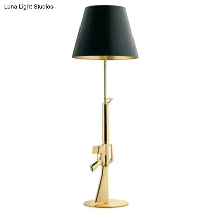 Nordic Ak47 Gun Floor Lamp Gold and Black Bedroom