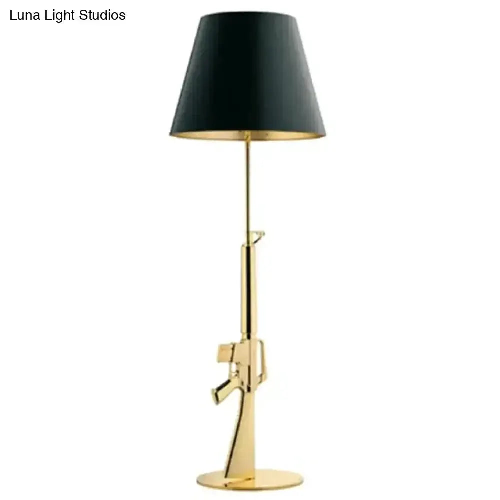 Nordic Ak47 Gun Floor Lamp Gold and Black Bedroom