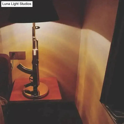 Nordic Ak47 Gun Floor Lamp Gold and Black Bedroom