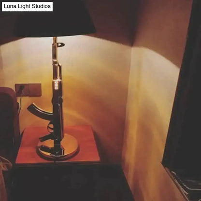 Nordic Ak47 Gun Floor Lamp Gold and Black Bedroom