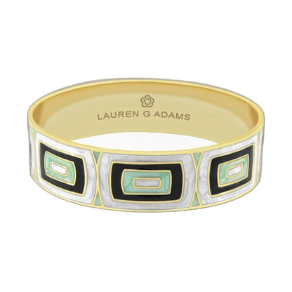 Modern Art And Hand Poured Enamel Bangle