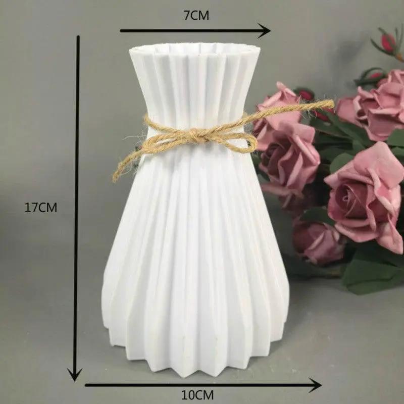 Modern Artificial Floral Vase and Ceramic Pot