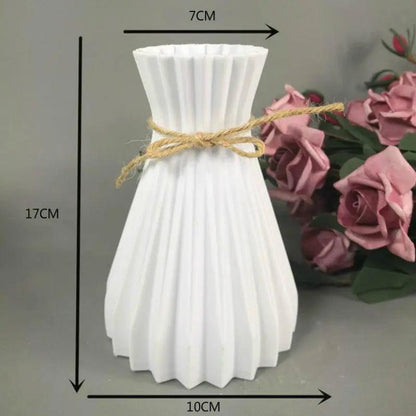 Modern Artificial Floral Vase and Ceramic Pot