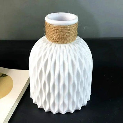 Modern Artificial Floral Vase and Ceramic Pot