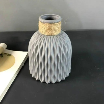 Modern Artificial Floral Vase and Ceramic Pot