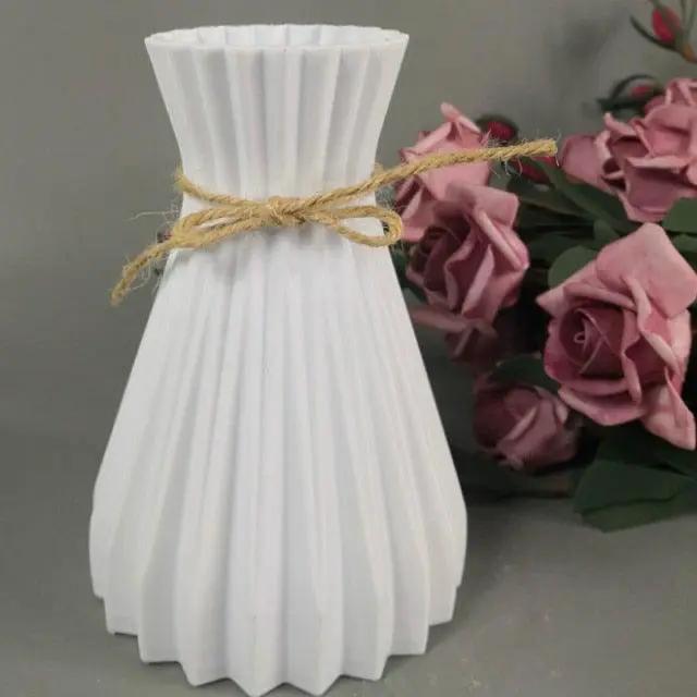 Modern Artificial Floral Vase and Ceramic Pot