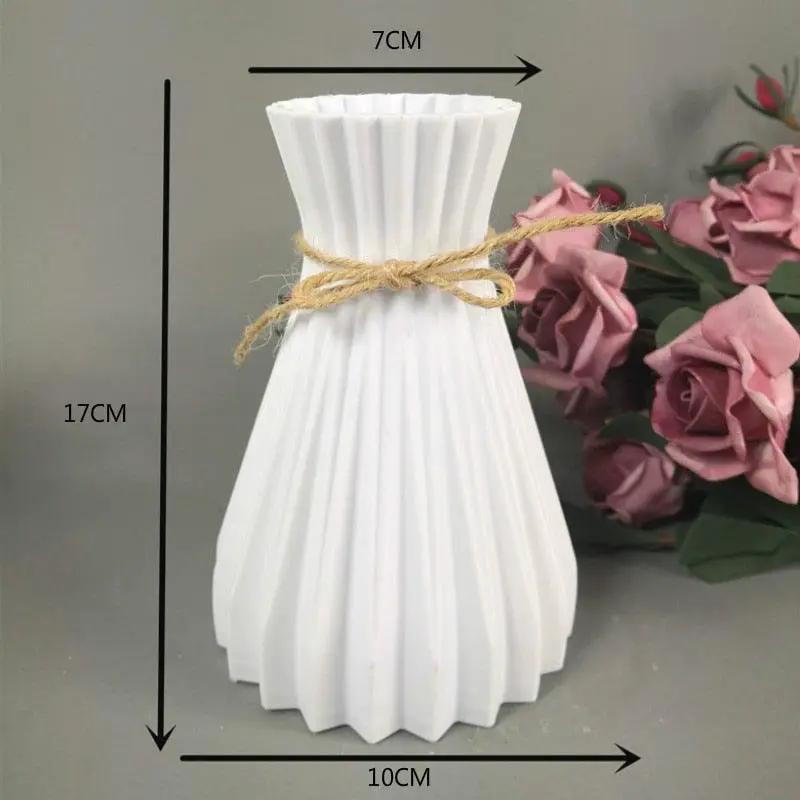 Modern Artificial Floral Vase and Ceramic Pot