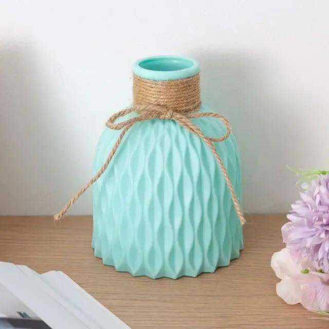 Modern Artificial Floral Vase and Ceramic Pot