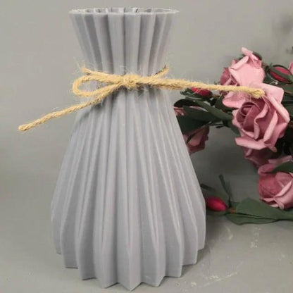 Modern Artificial Floral Vase and Ceramic Pot