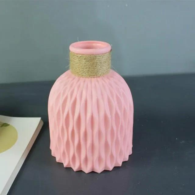 Modern Artificial Floral Vase and Ceramic Pot