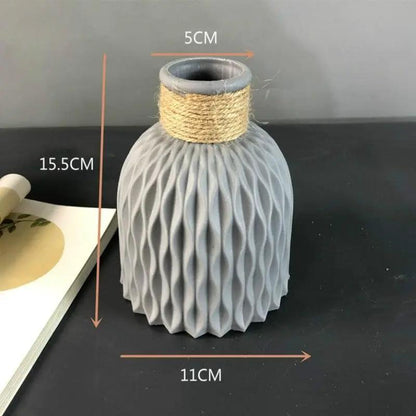 Modern Artificial Floral Vase and Ceramic Pot