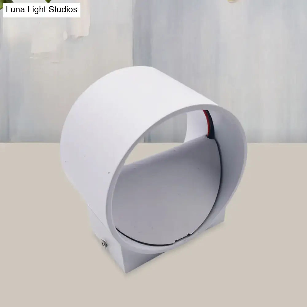 Black Velvet Circle Sconce by Decorbites, circular minimalist wall light on Tampa Home & Garden Store