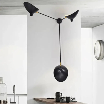 Decorbites modern black brass duckbill wall lamp with metallic shade for living room on Tampa Home & Garden Store