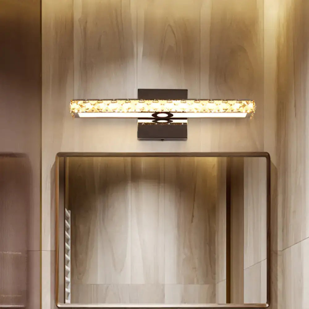 Gold Crystal Wall Light by Decorbites, crystal accents wall sconce on Tampa Home & Garden Store