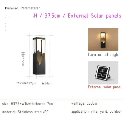Waterproof Solar LED Outdoor Light - Garden Decoration Lamp