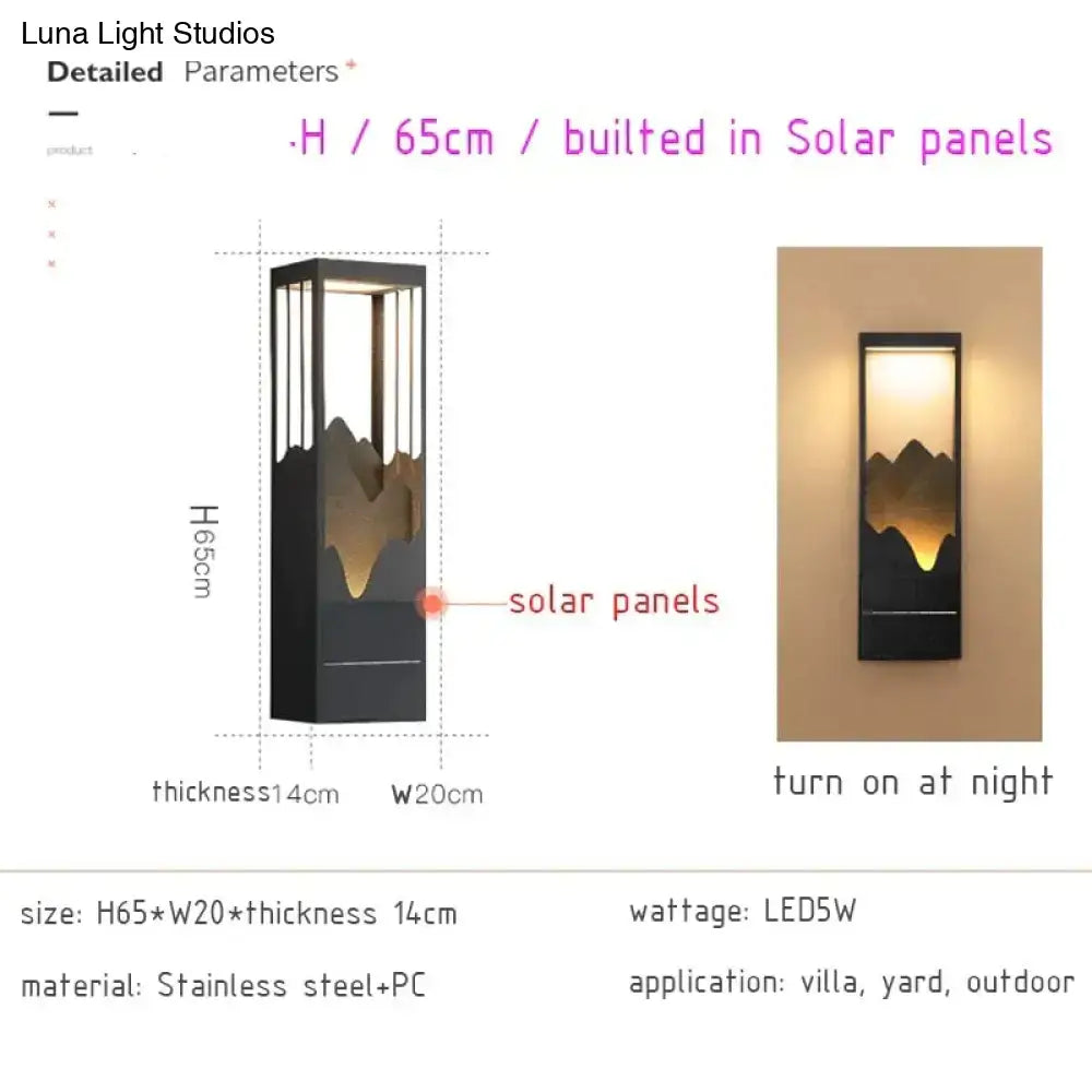 Waterproof Solar LED Outdoor Light - Garden Decoration Lamp